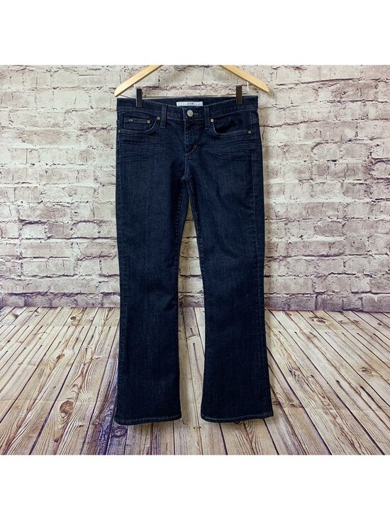 Joe's Jeans Denim - Joe’s Jeans Rocker Vincent Low Rise Dark Wash Flare Jeans
